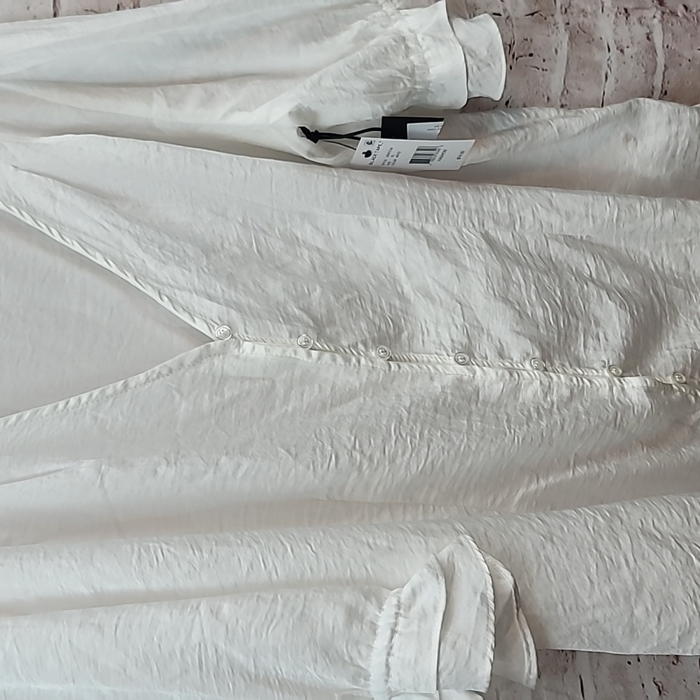 black tape white top xl new nwt - Picture 3 of 7